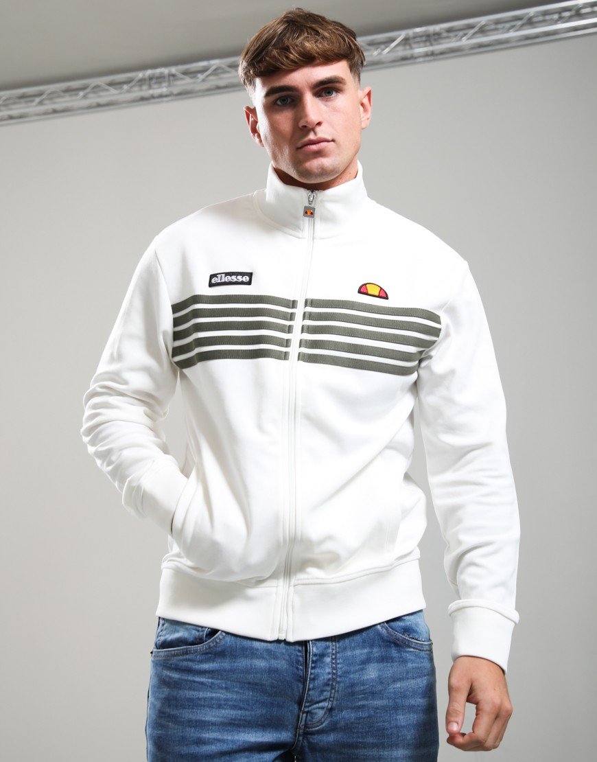 Ellesse Vicenza Track Jacket Ecru/Olive