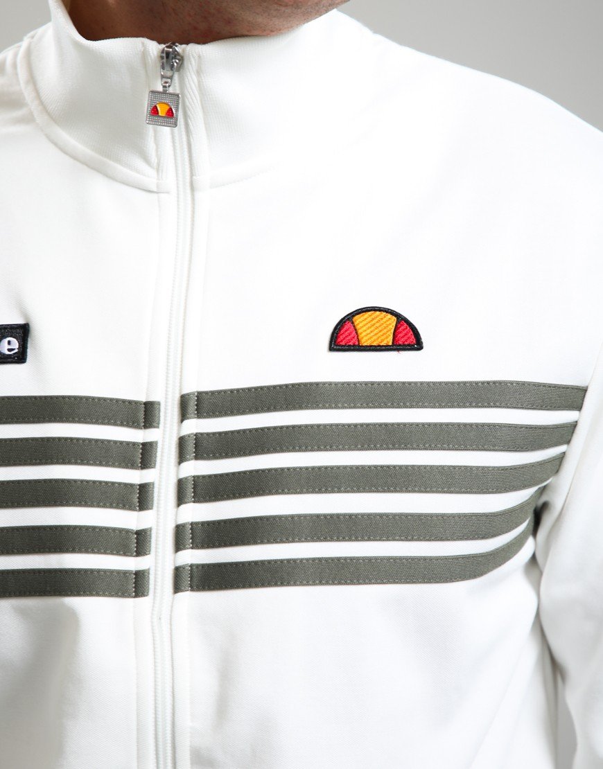 Ellesse Vicenza Track Jacket Ecru/Olive