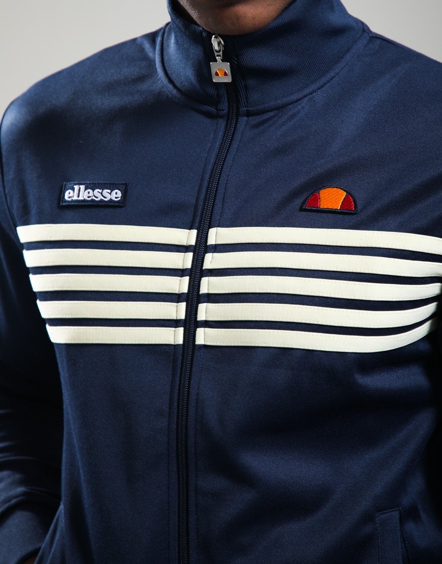 Ellesse Vicenza Track Jacket Navy/Light Yellow