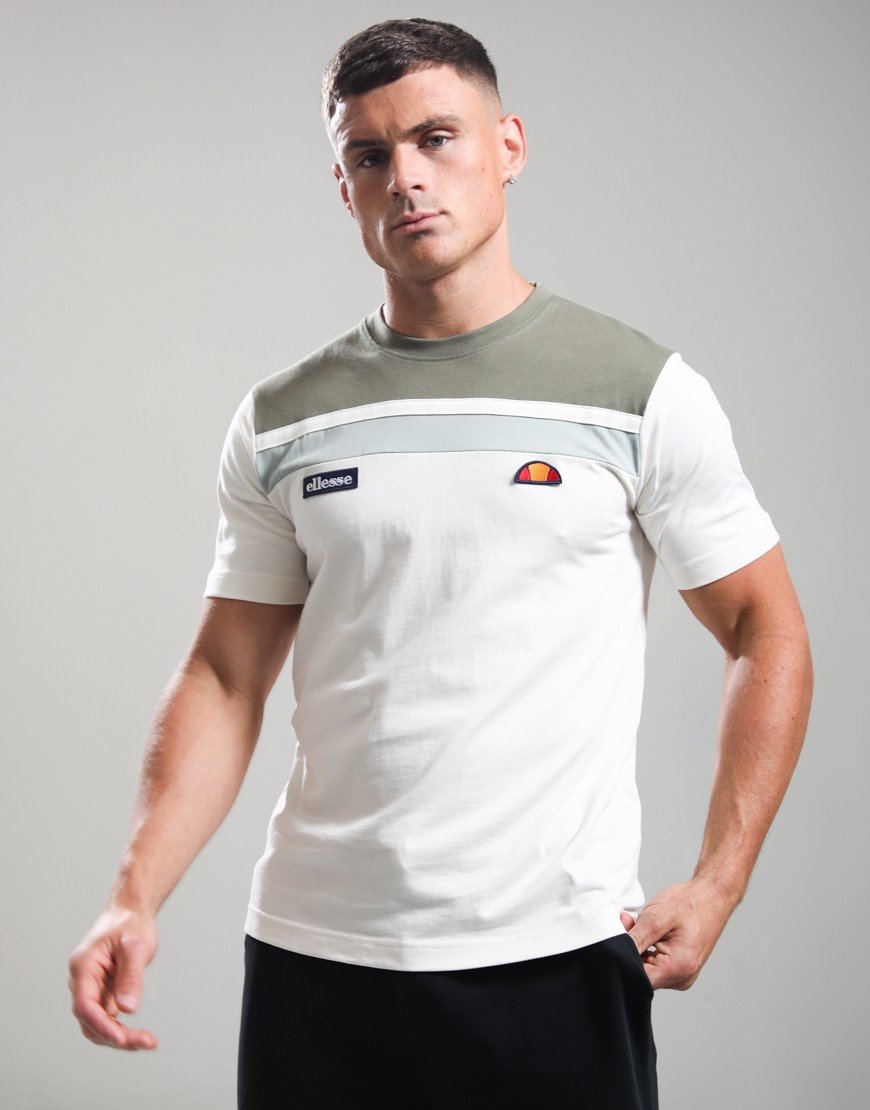 Ellesse Vignola T-Shirt Off White/Khaki