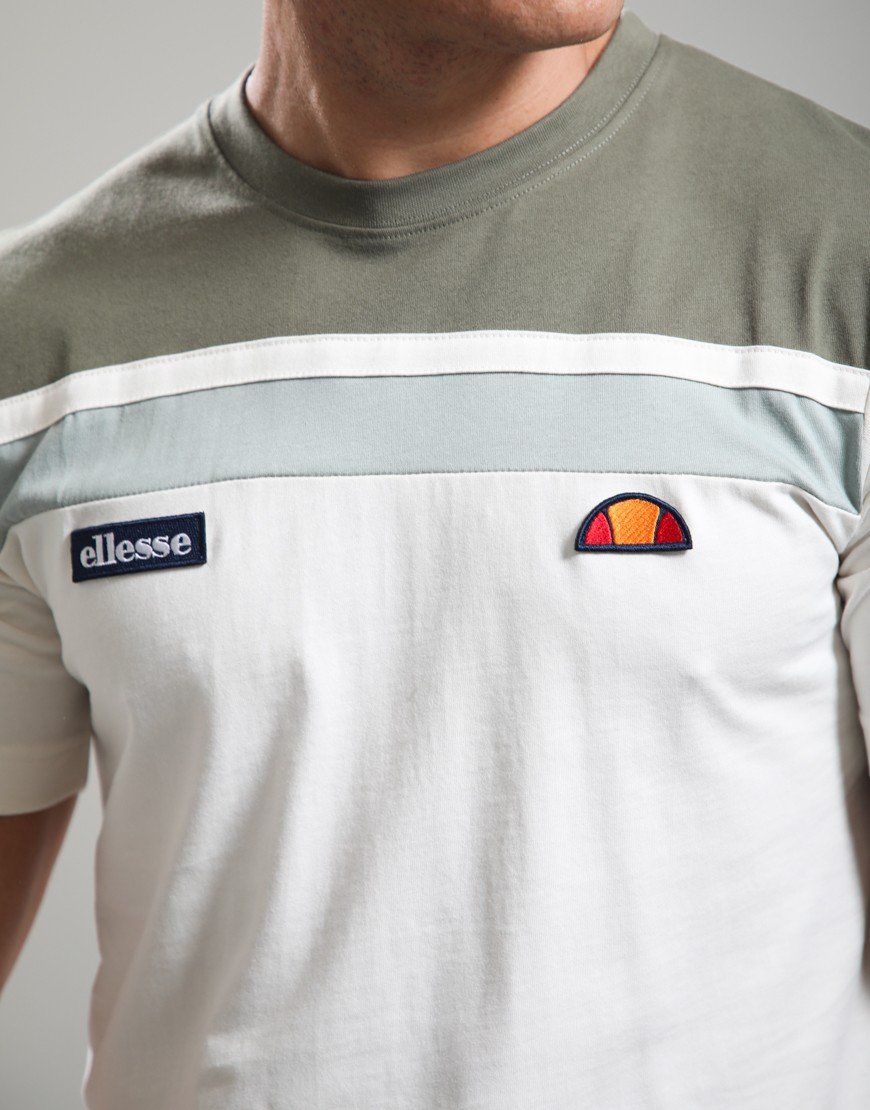 Ellesse Vignola T-Shirt Off White/Khaki