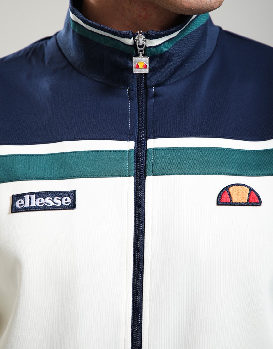 Ellesse Vignola Track Top Ecru/Navy
