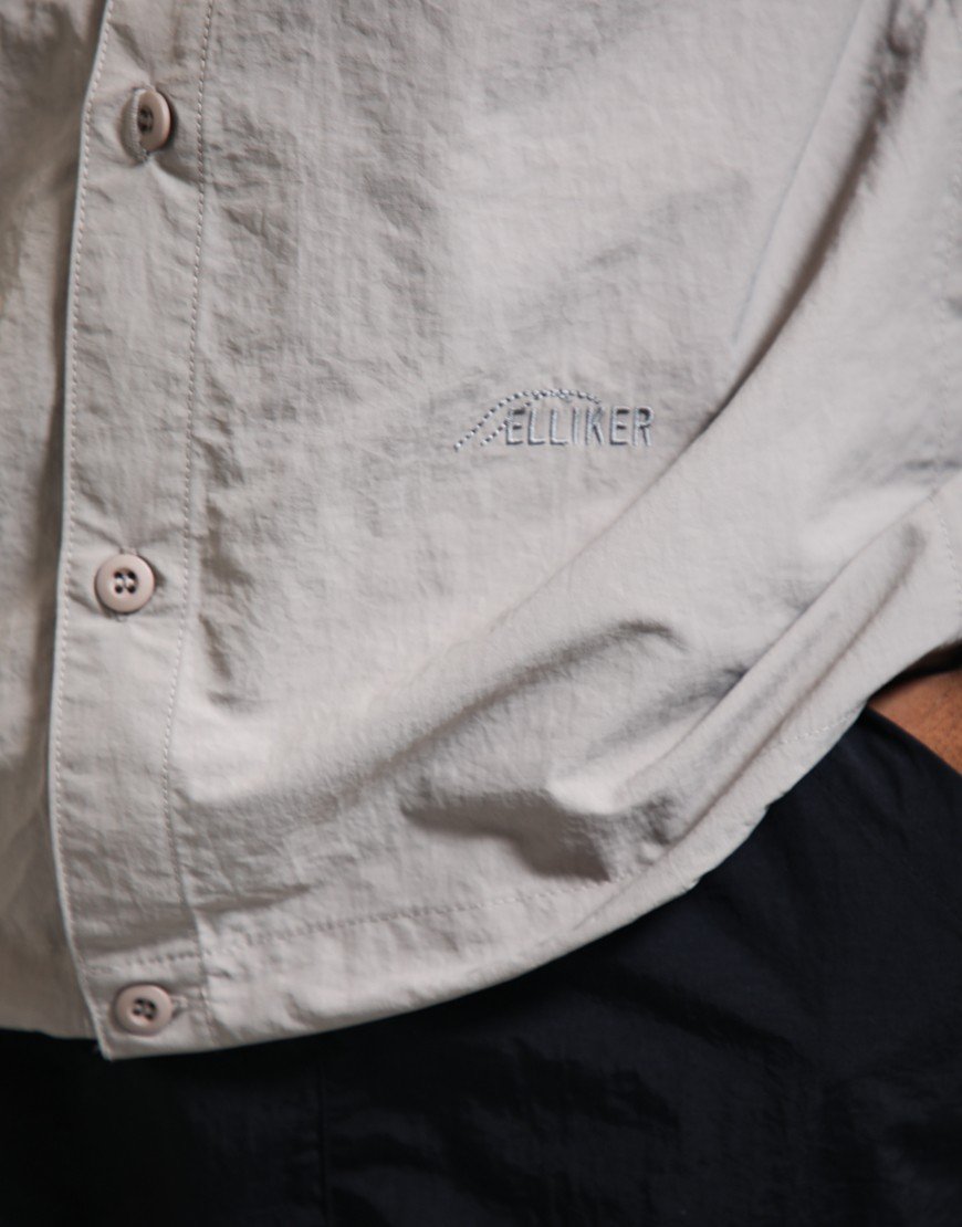 Elliker Alston Two Tone Shirt Taupelime