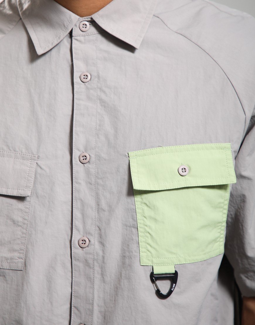 Elliker Alston Two Tone Shirt Taupelime