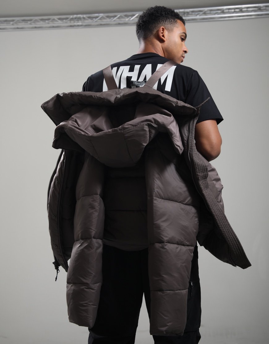 Elliker Kinsdon Insulated Puffer Jacket Taupe