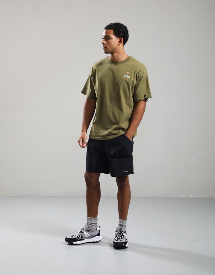 Elliker Rill Bug Print T-Shirt Dark Mint