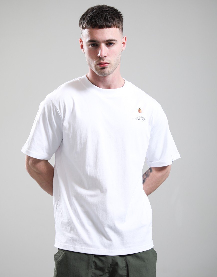Elliker Rill Bug Print T-Shirt White