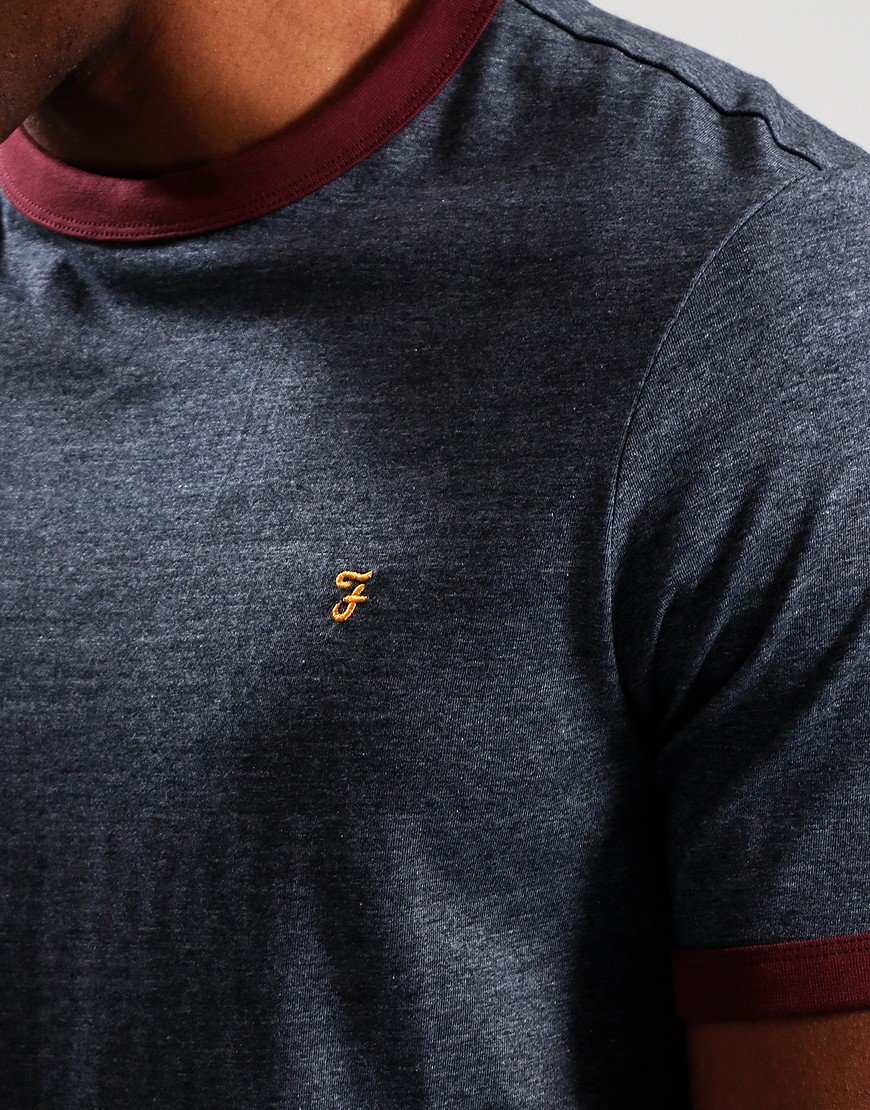 Farah Groves Ringer T-Shirt Farah Grey