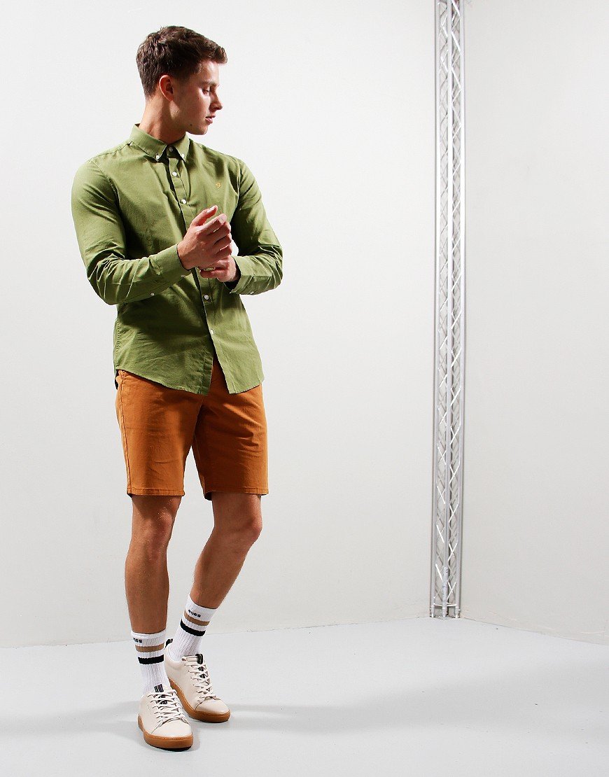 Farah Hawk Chino Short Gold