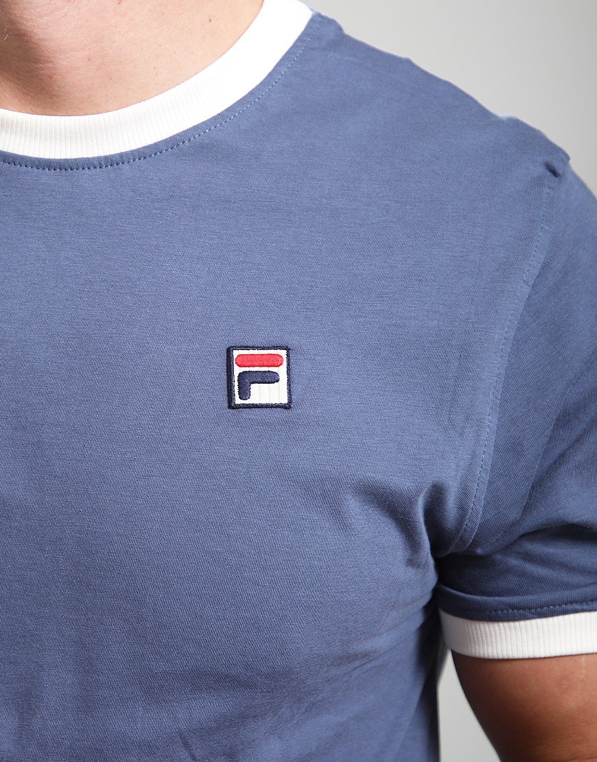 Fila Vintage Marconi T-Shirt Indigo/Gardenia