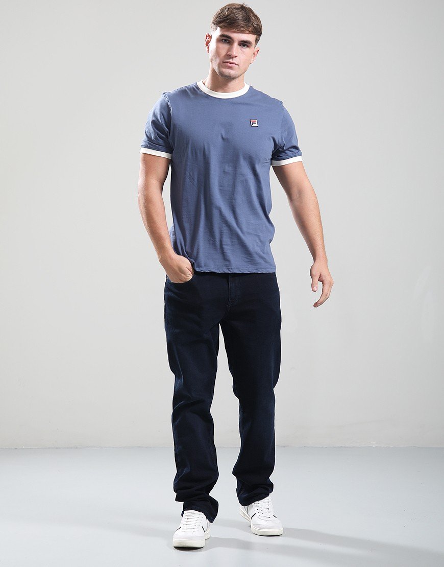 Fila Vintage Marconi T-Shirt Indigo/Gardenia