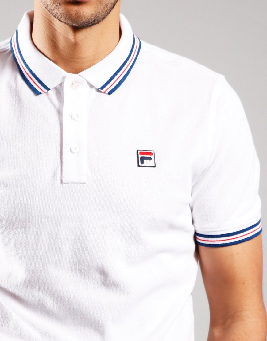 Fila Vintage Prime Tipped Polo Shirt 