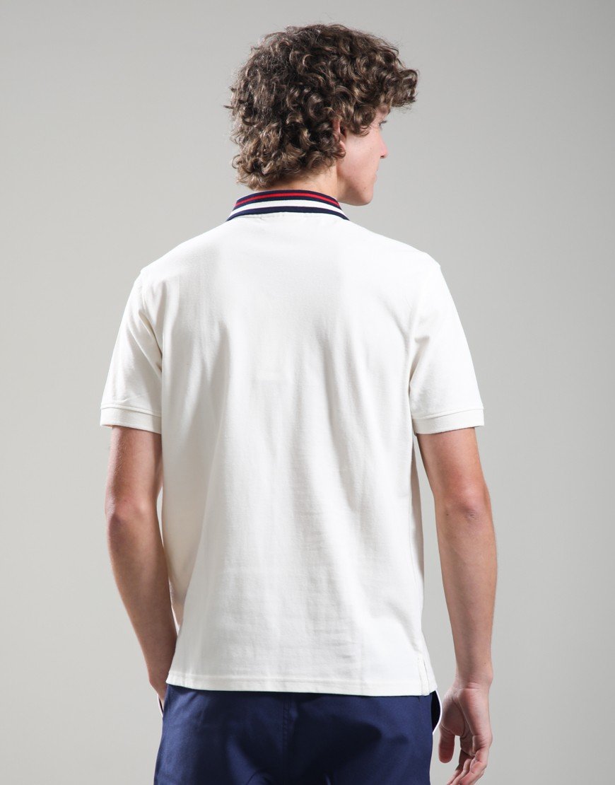 Fila Vintage Achille Polo Shirt Gardenia