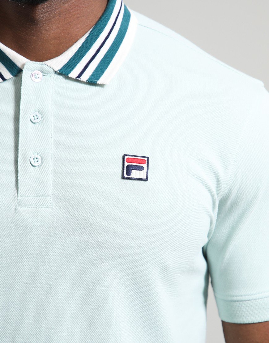 FILA Vintage Achille Polo Shirt Surf Spray