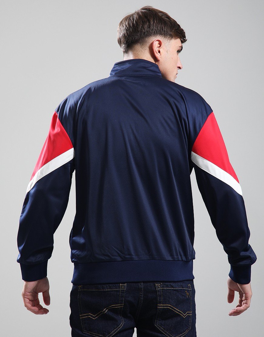 FILA Vintage Albarn Track Top Navy/Red/Gardenia