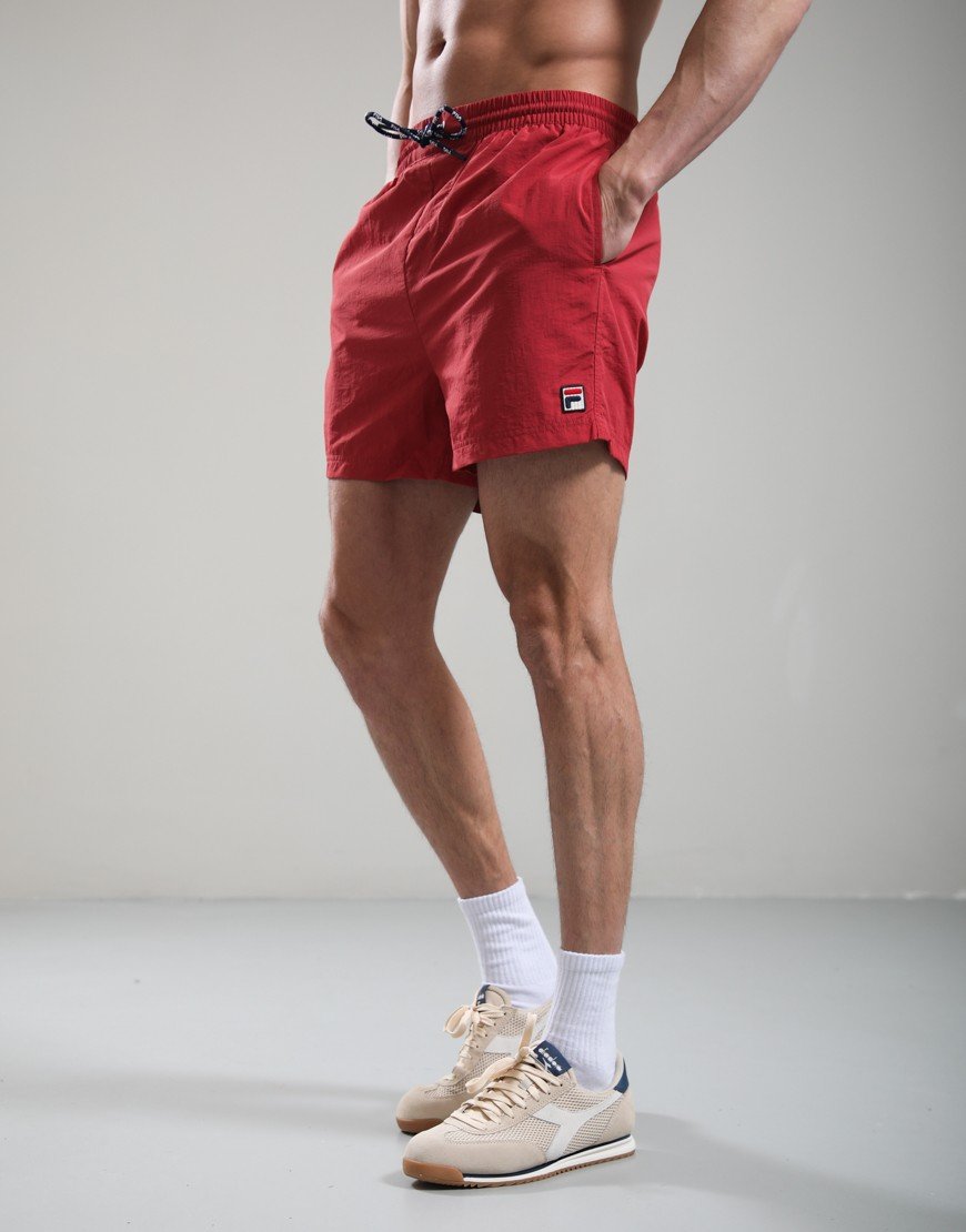 FILA Vintage Artoni Swim Shorts Garnet
