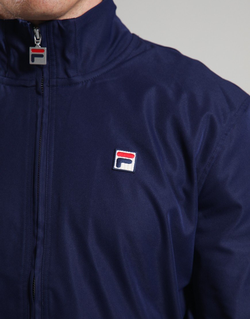 Fila Vintage Arturo Coach Jacket Fila Navy