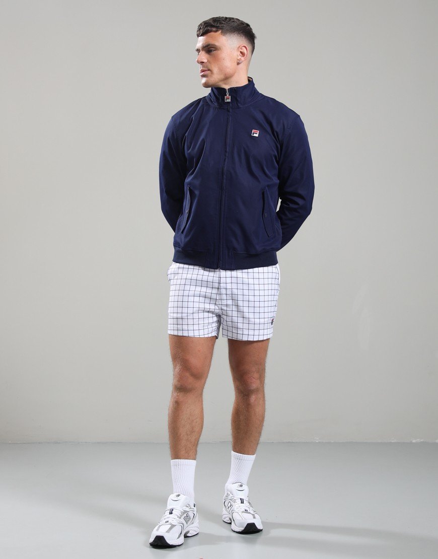 Fila Vintage Arturo Coach Jacket Fila Navy