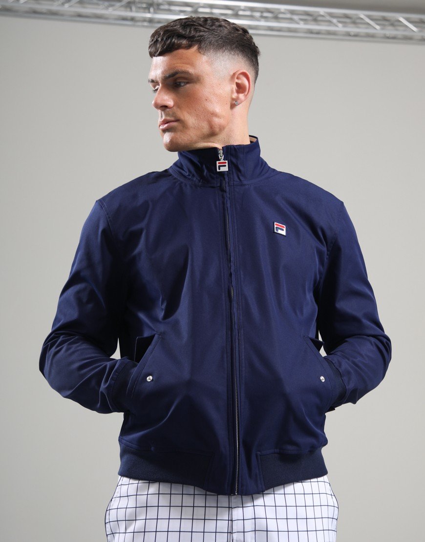 Fila Vintage Arturo Coach Jacket Fila Navy