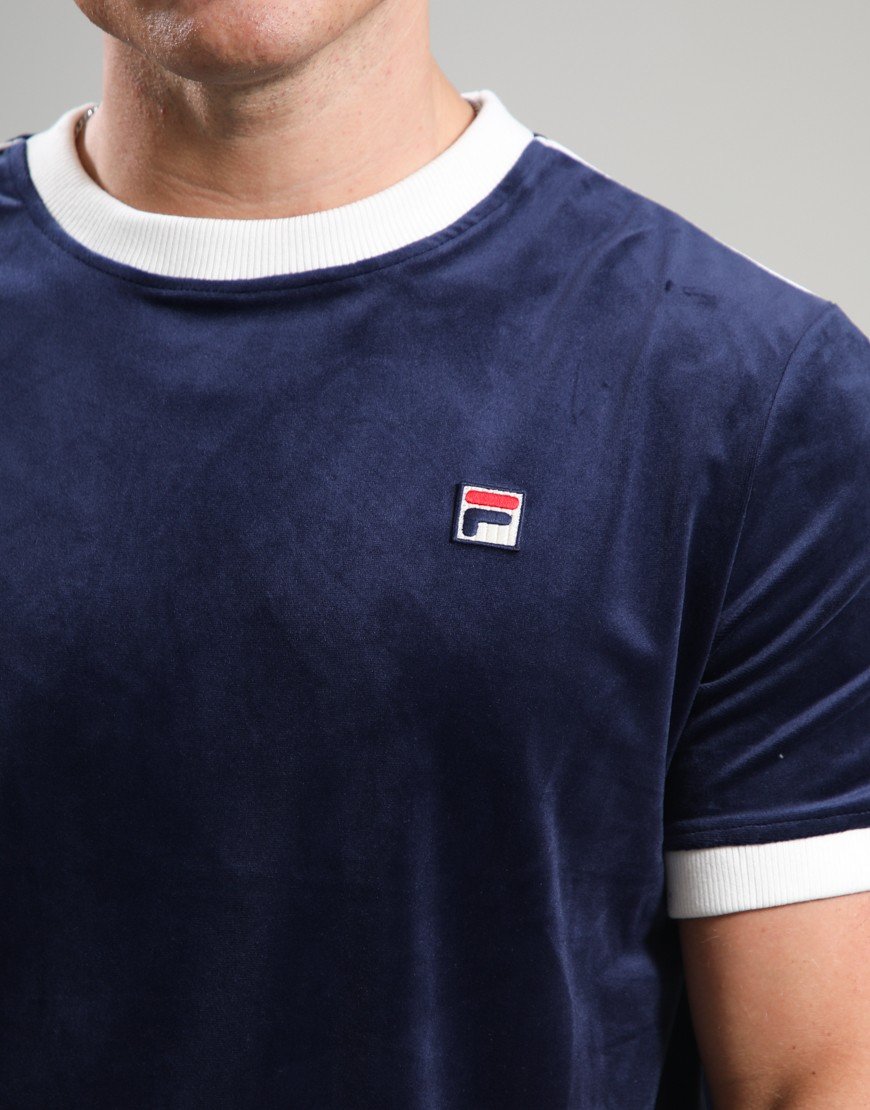 Fila Vintage Basilio T-Shirt Fila Navy/Gardenia
