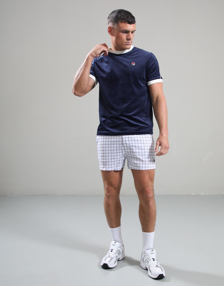 Fila Vintage Basilio T-Shirt Fila Navy/Gardenia