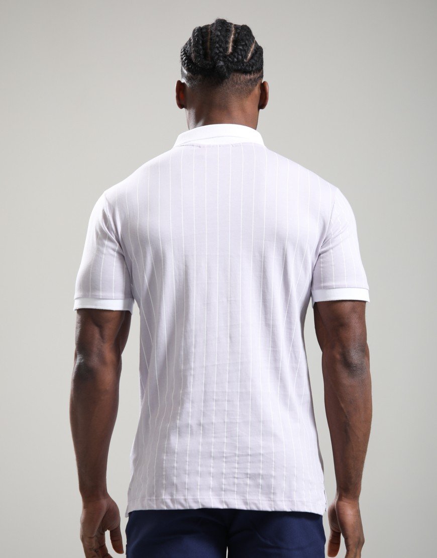 FILA Vintage BB1 Polo Shirt Misty Lilac/White/Dawn Blue