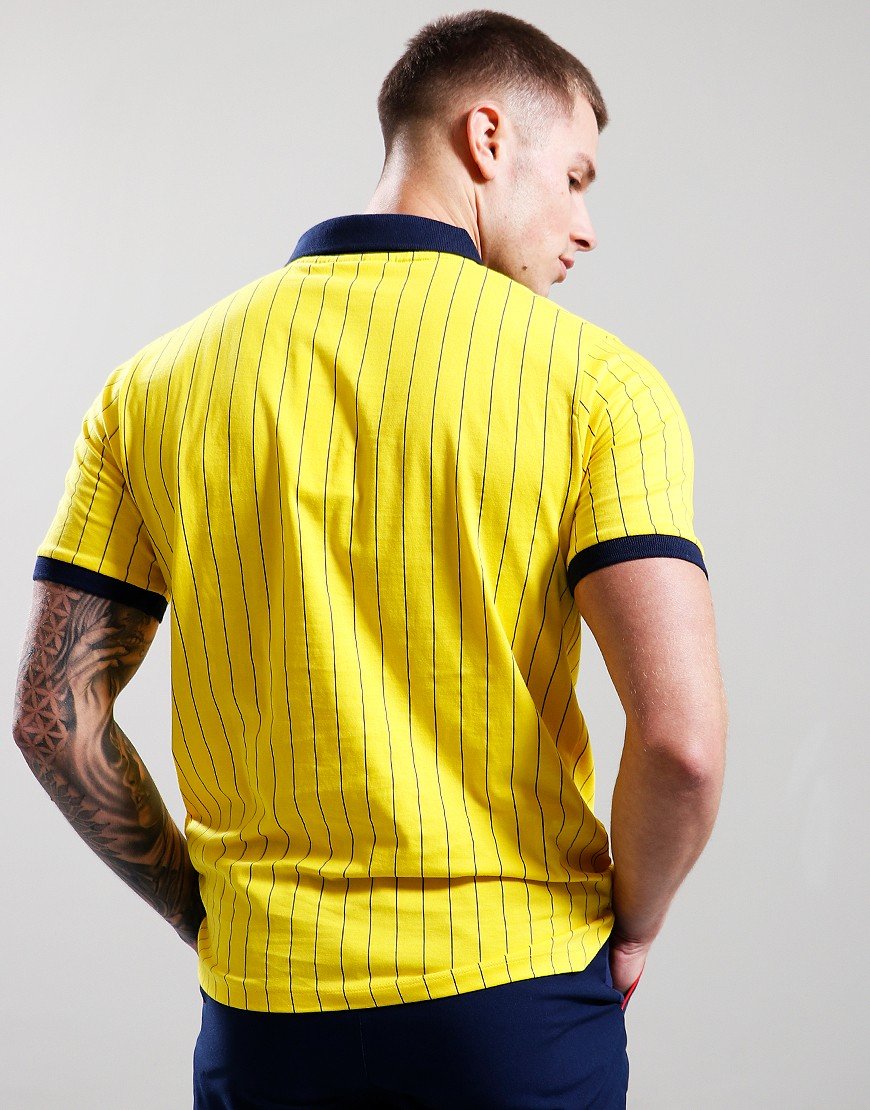 FILA Vintage BB1 Polo Shirt High Vis/Navy/White