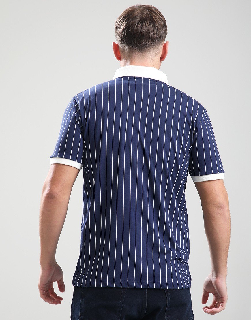 Fila Vintage BB1 Polo Shirt Navy/Raffia/Gardenia