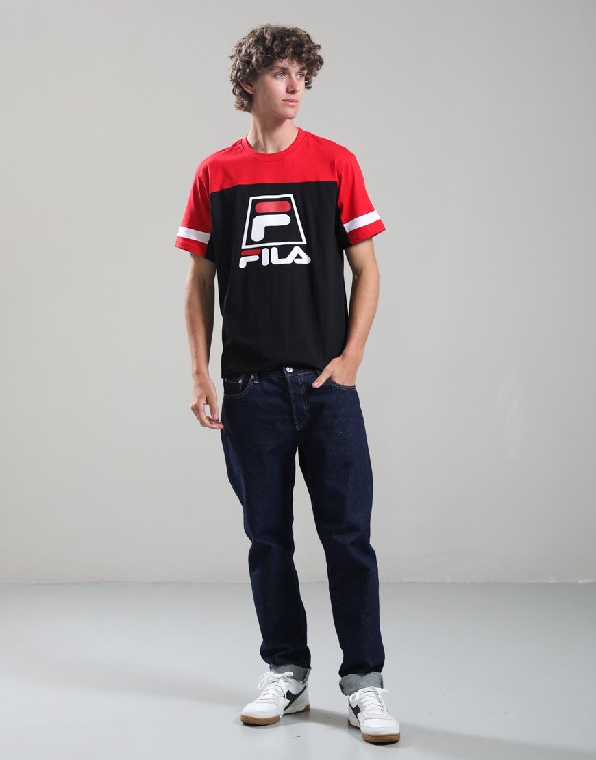 Fila Vintage Damon T-Shirt Fila Red/Black/White