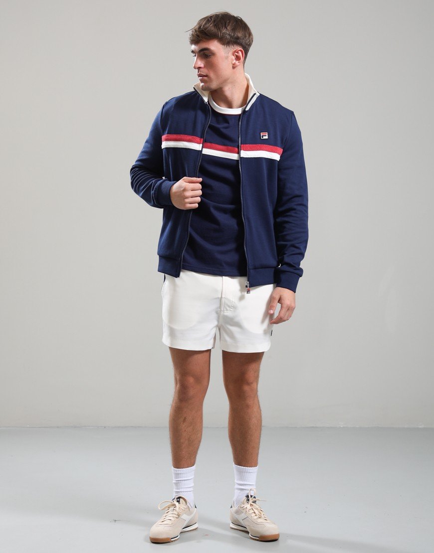 Fila Vintage Enrico Track Top Fila Navy/Gardenia/Garnet