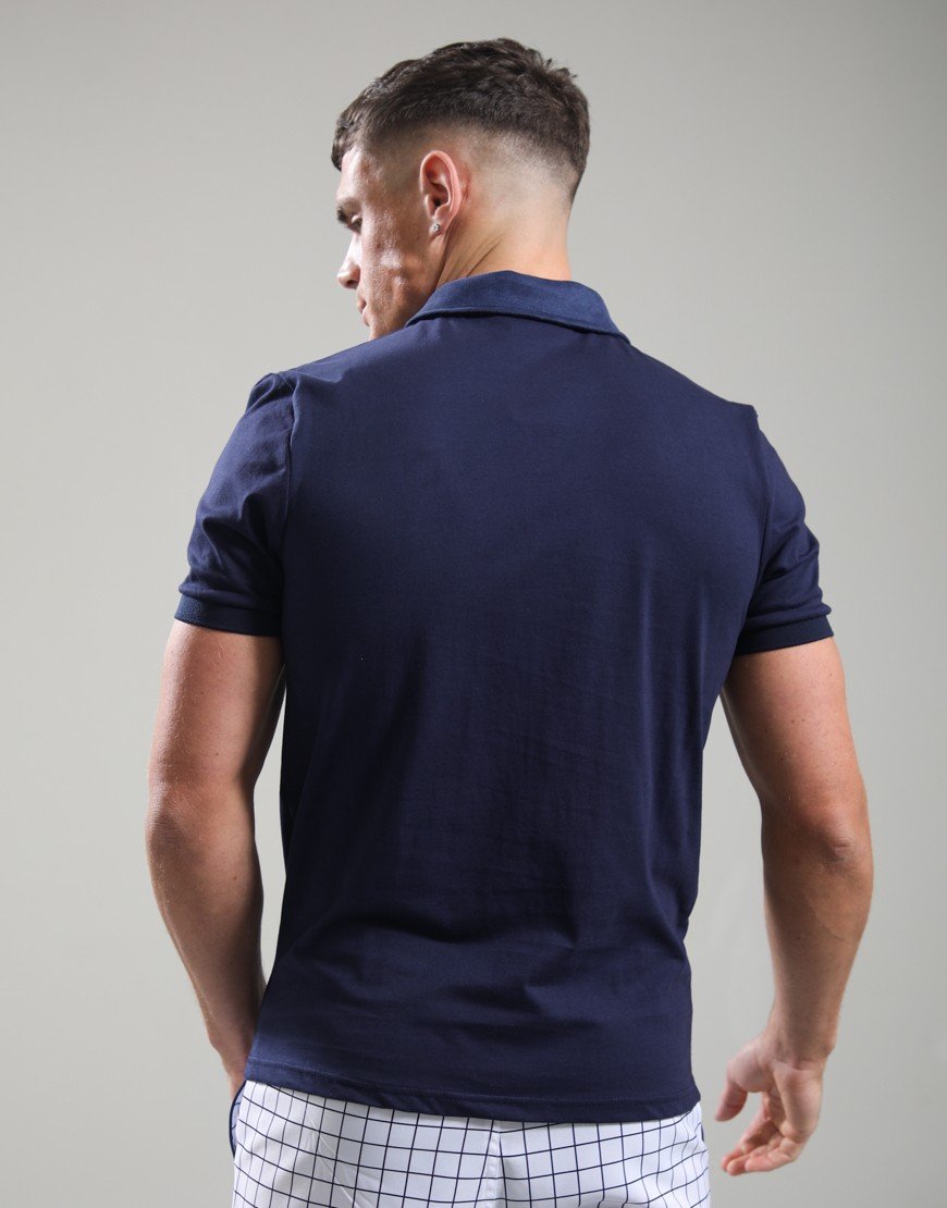 Fila Vintage Ettore Zip Polo Fila Navy