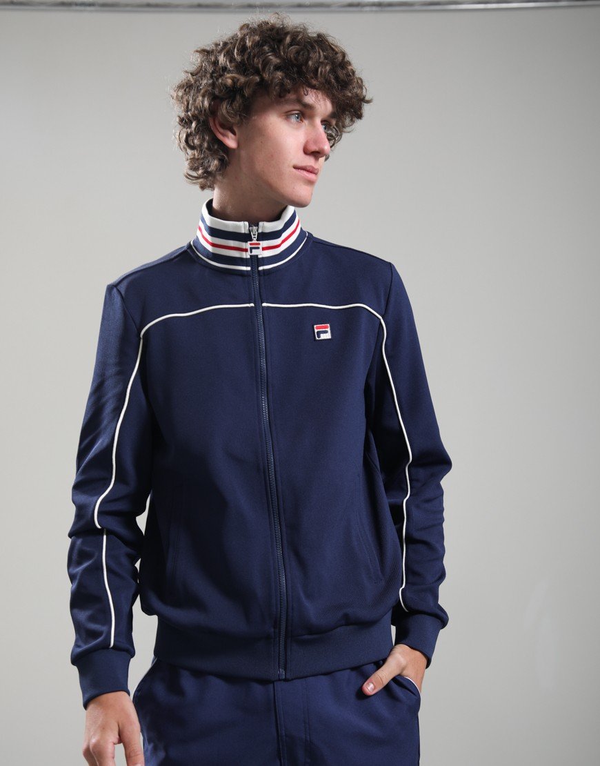 Fila Vintage Federico Track Jacket Fila Navy