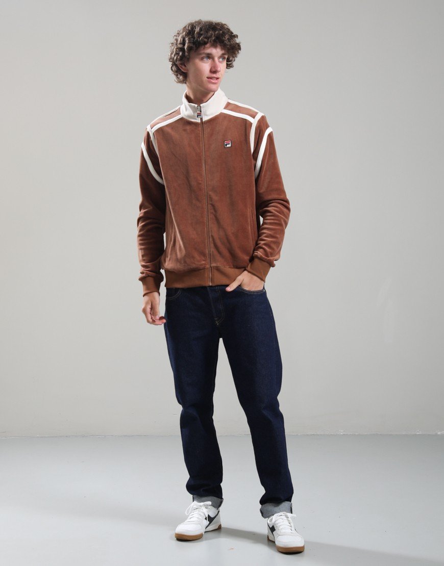 Fila Vintage Gabriele Track Top Cappucino/Gardenia White