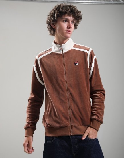 Fila Vintage Gabriele Track Top Cappucino/Gardenia White