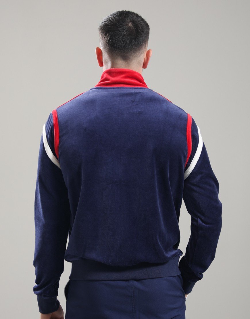 FILA Vintage Gabriele Track Top Fila Navy/Gardenia/Fila Red