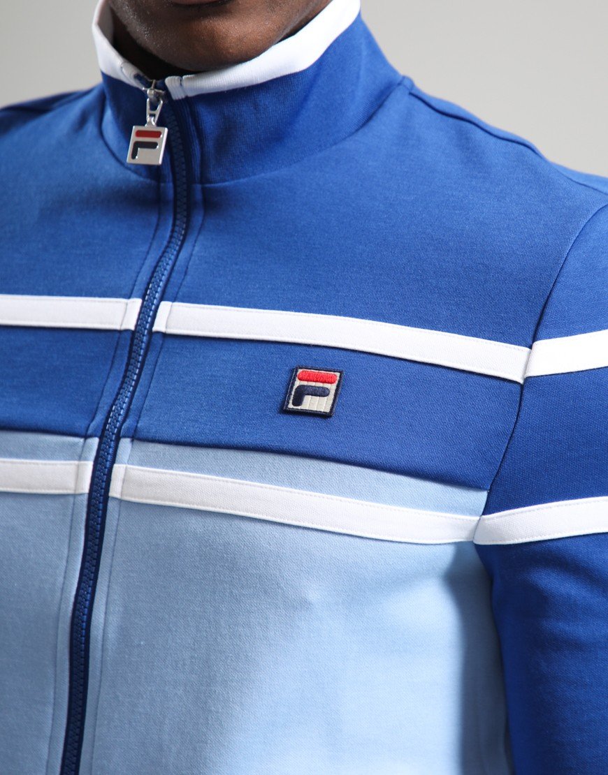FILA Vintage Giovanni Track Jacket Frozen Fjord/Limoges/White