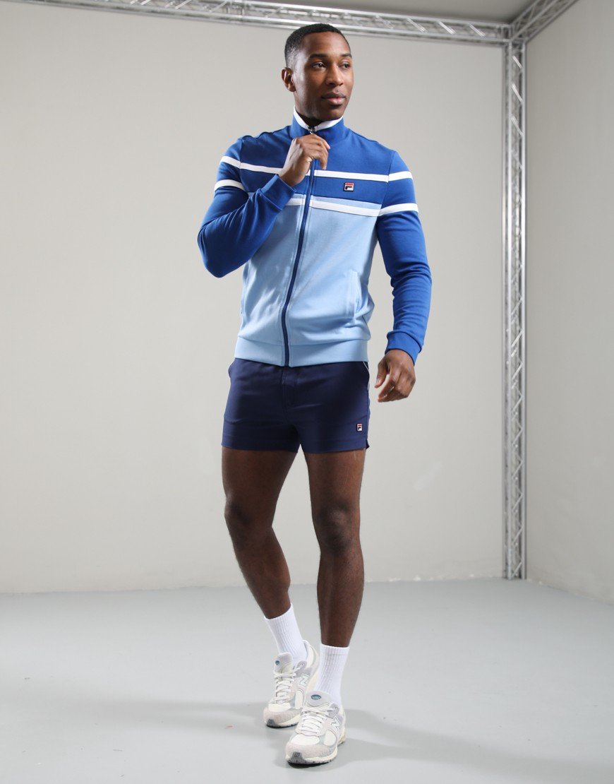 FILA Vintage Giovanni Track Jacket Frozen Fjord/Limoges/White