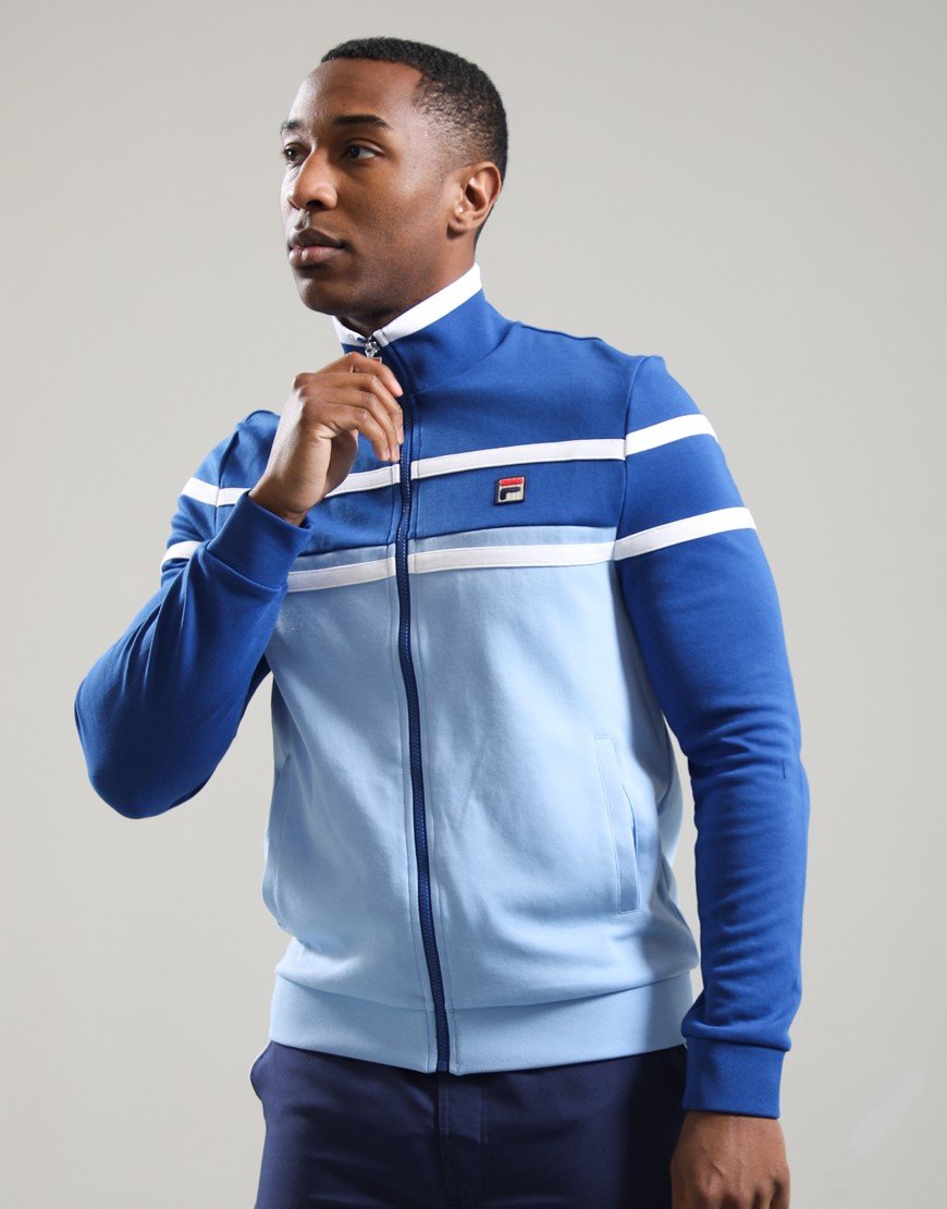 FILA Vintage Giovanni Track Jacket Frozen Fjord/Limoges/White