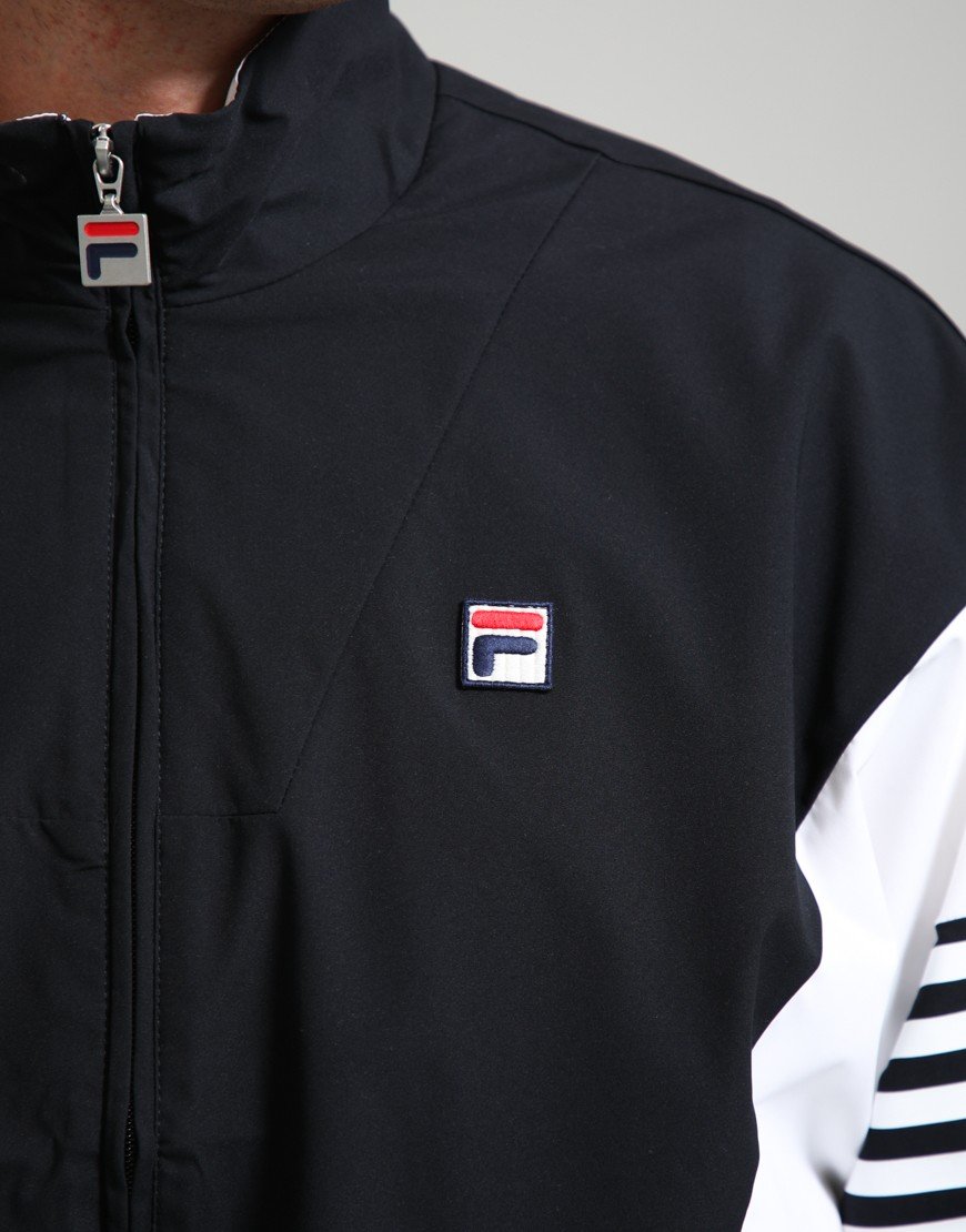 FILA Vintage Lamont Track Top Black/White
