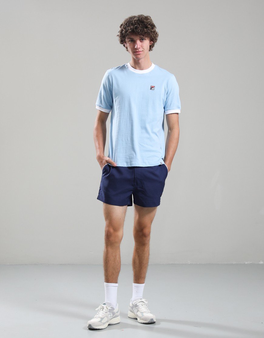 Fila Vintage Marconi T-Shirt Frozen Fjord/White