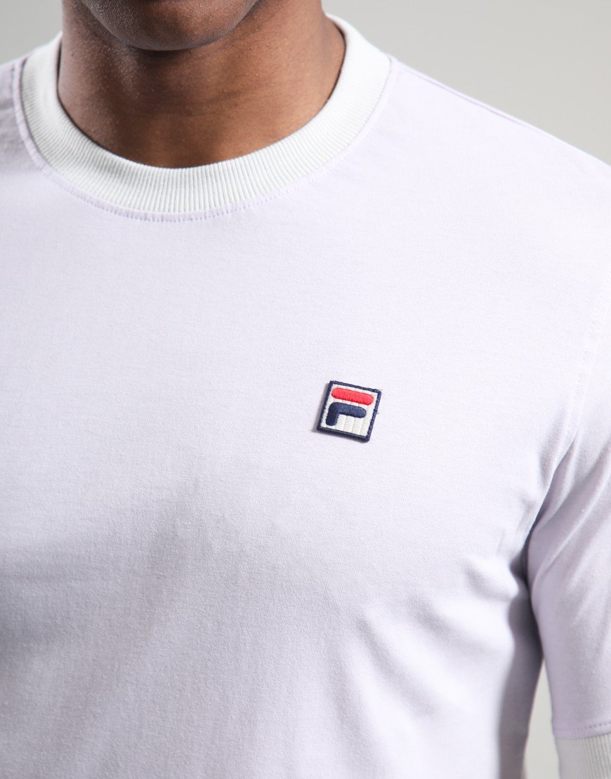 FILA Vintage Marconi T-Shirt Misty Lilac/Dawn Blue
