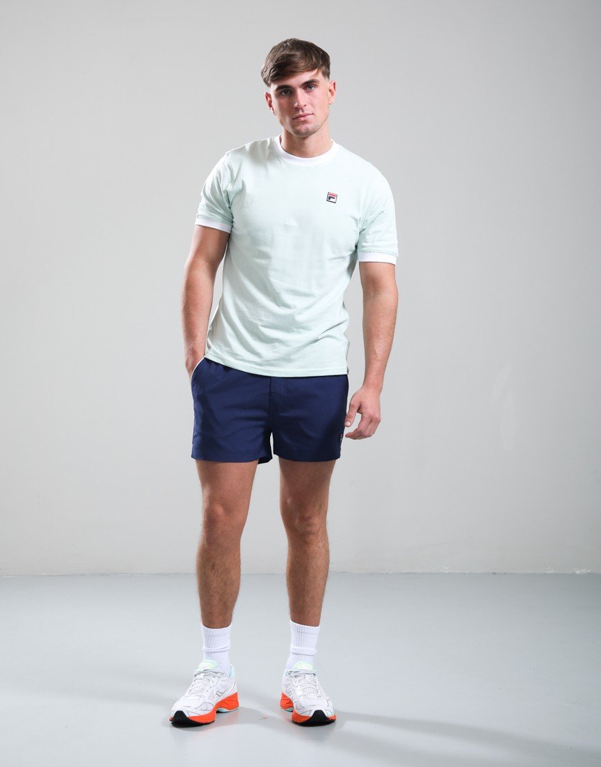 FILA Vintage Marconi T-Shirt Surf Spray/White