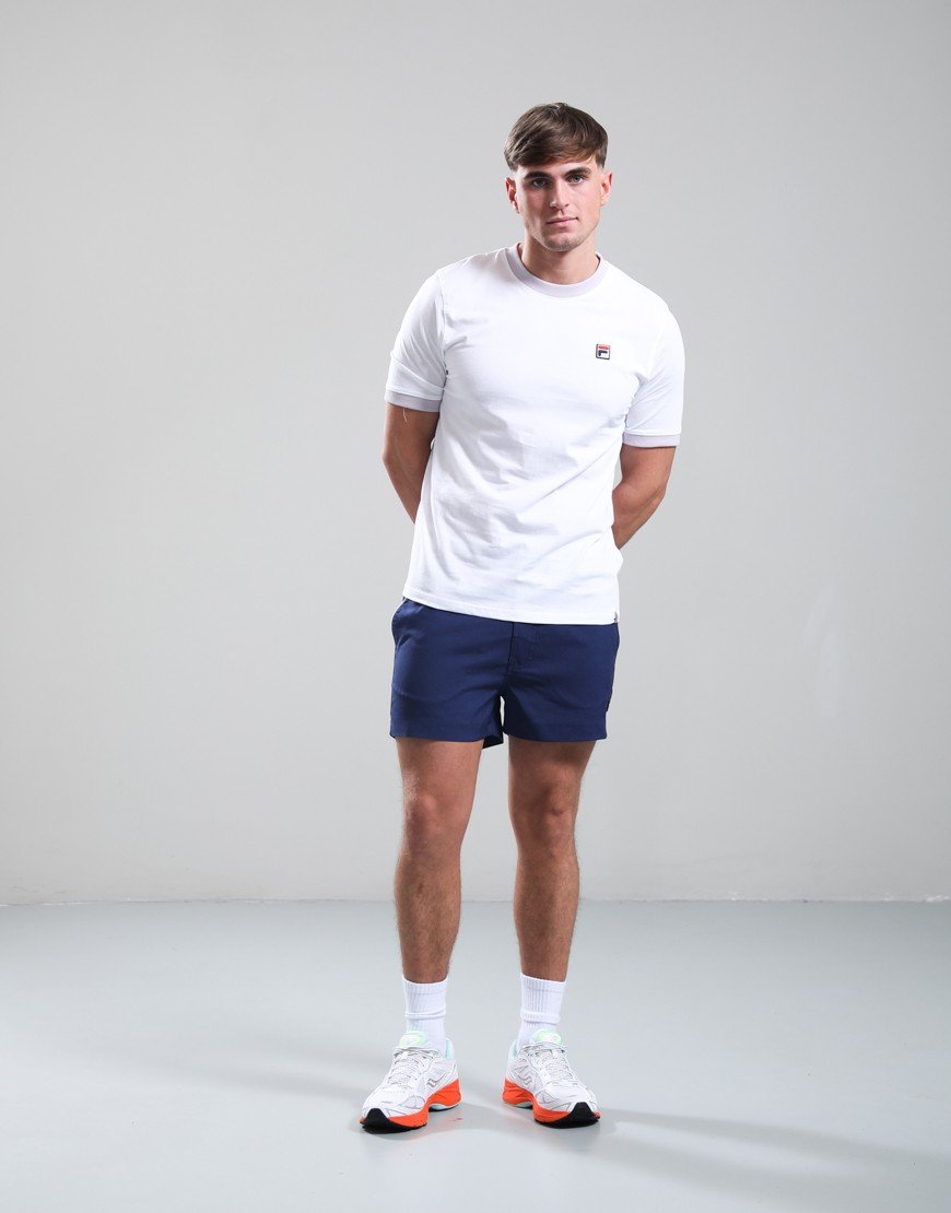 FILA Vintage Marconi T-Shirt White/Misty Lilac