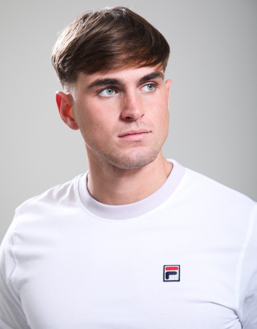 FILA Vintage Marconi T-Shirt White/Misty Lilac