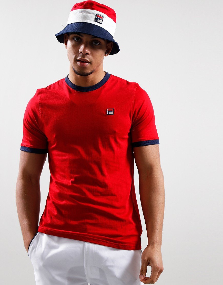 Fila Vintage Marconi T-shirt Red/Navy