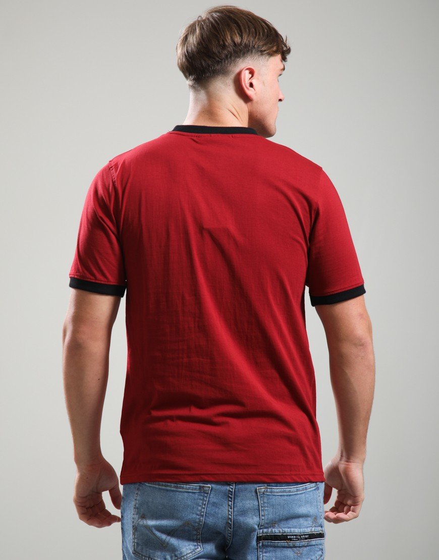 FILA Vintage Marconi T-Shirt Sundried Tomato/Black