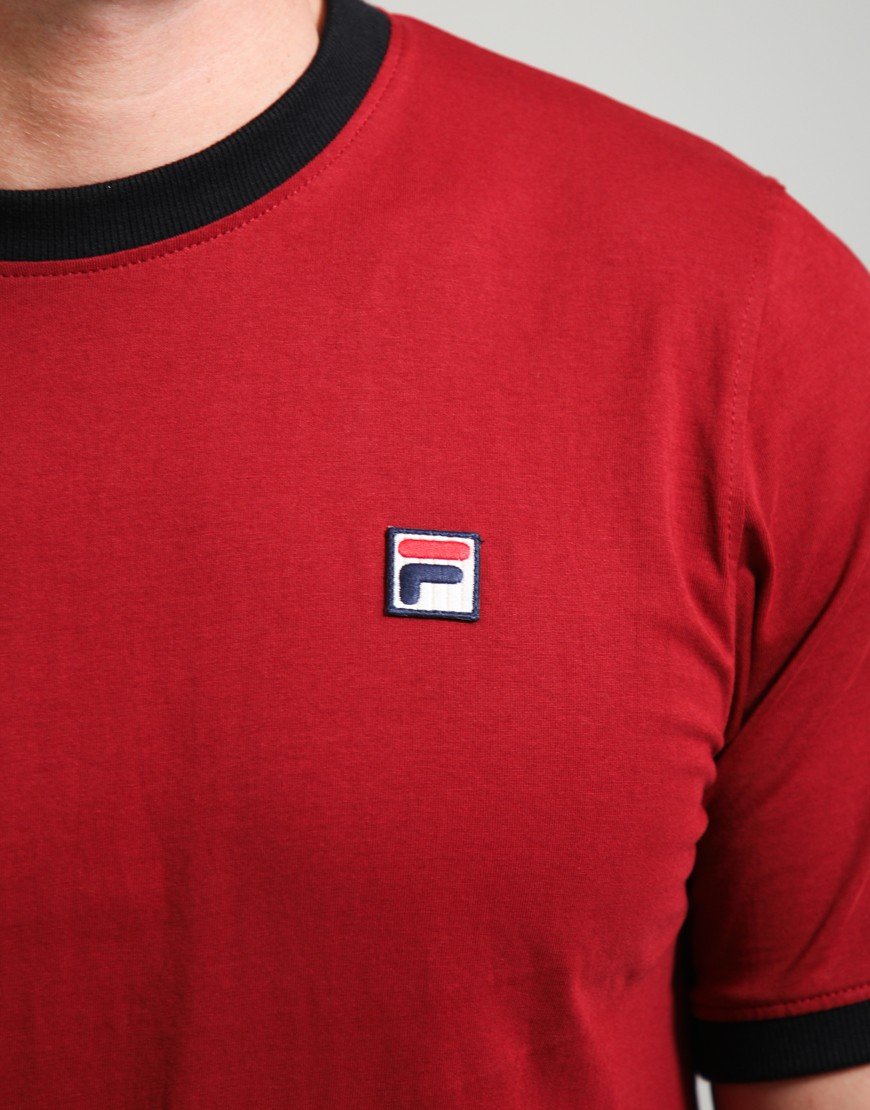 FILA Vintage Marconi T-Shirt Sundried Tomato/Black