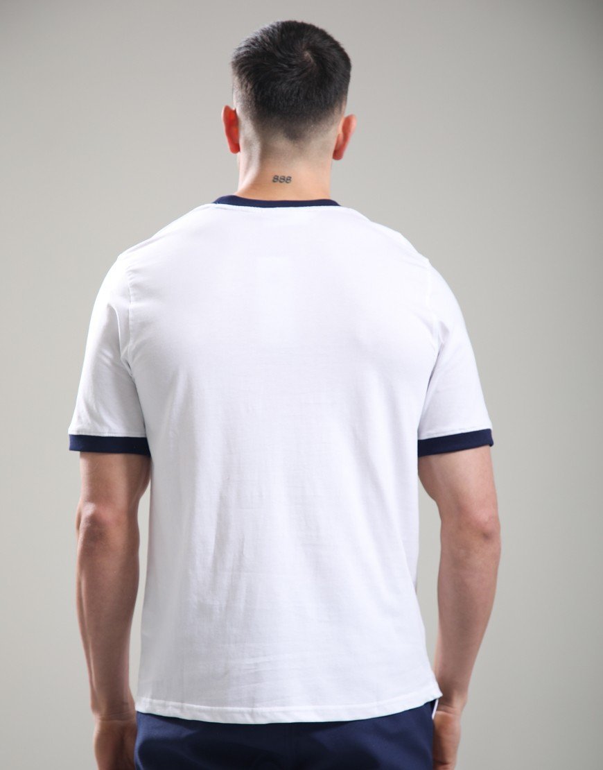 FILA Vintage Marconi T-Shirt White/Navy