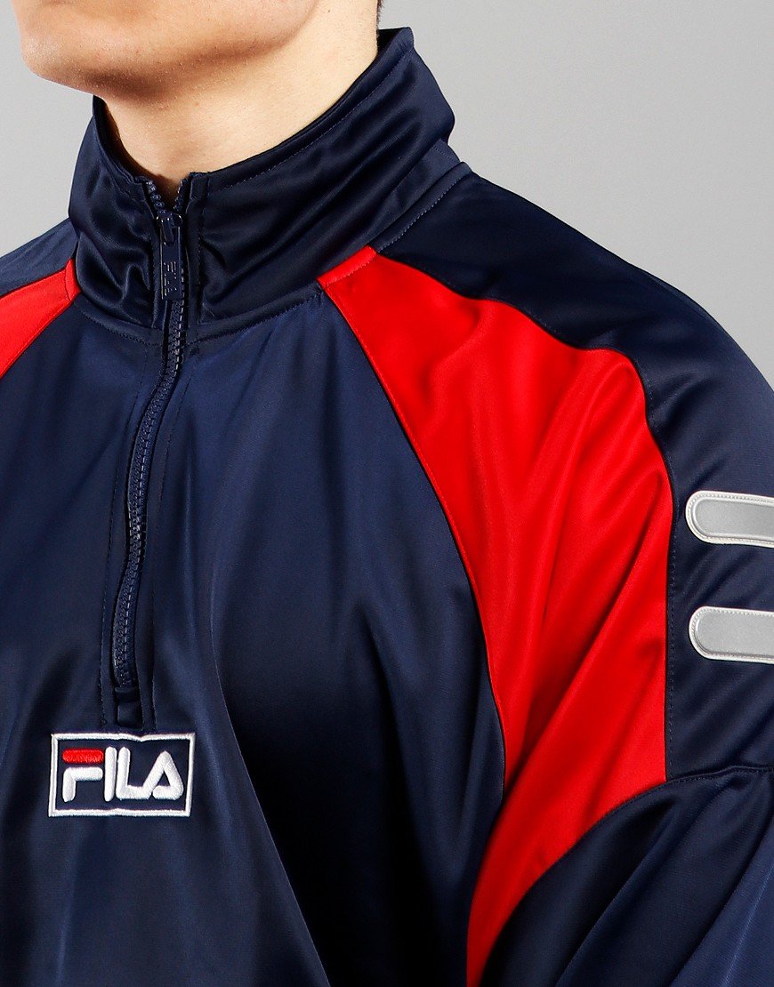 fila red white and blue windbreaker