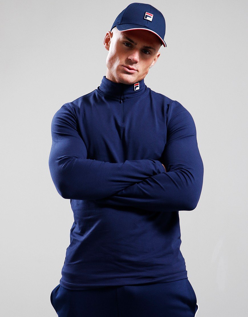 FILA Vintage Neil Roll Neck Fila Navy